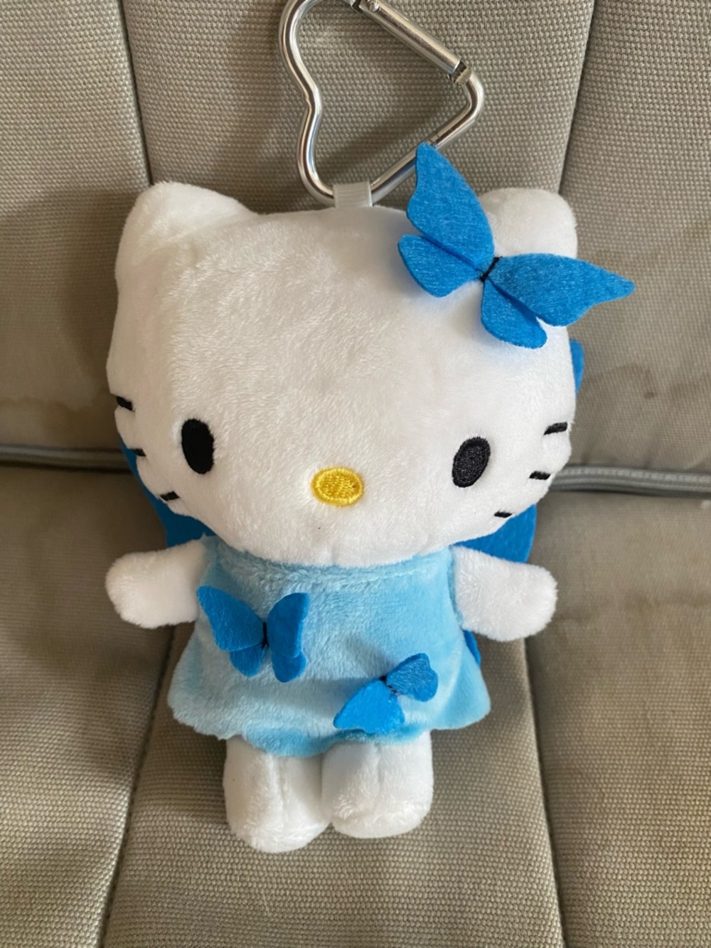 Butterfly Hello Kitty Plush Keychain